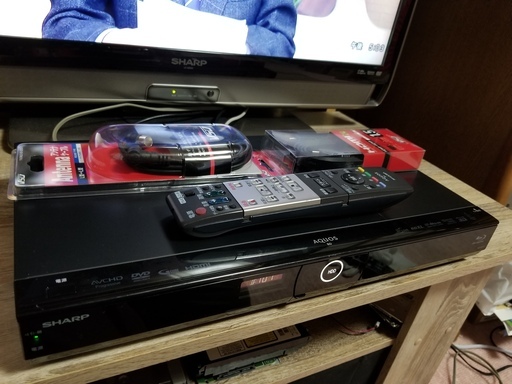 SHARP - SHARP AQUOS ブルーレイディスクレコーダー BD-W515 リモコン