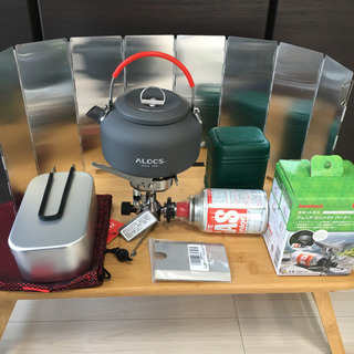 大量 キャンプ用品 イワタニ ガスバーナー オプション付き メスティン