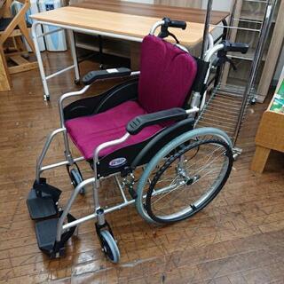車椅子 新品同様 介護・自走併用 本体アルミ製 