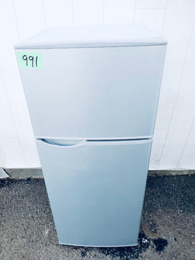 ‼️処分セール‼️ 991番 SHARP✨ノンフロン冷凍冷蔵庫❄️SJ-H12Y-S‼️