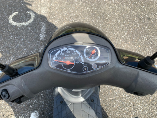 スズキ レッツ4 50 cc 原付 スクーター 4スト 実動 書類 カギあり 型式