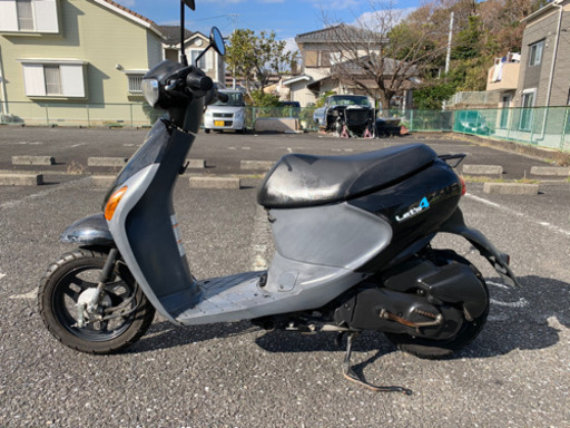 スズキ レッツ4 50 cc 原付 スクーター 4スト 実動 書類 カギあり 型式