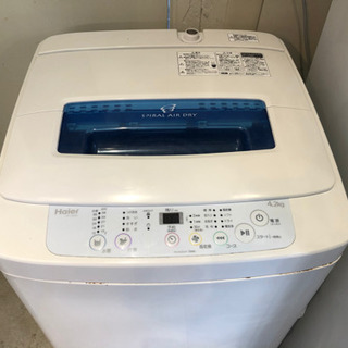 Haier 4.2K 洗濯機 jw-k42h 2014年製