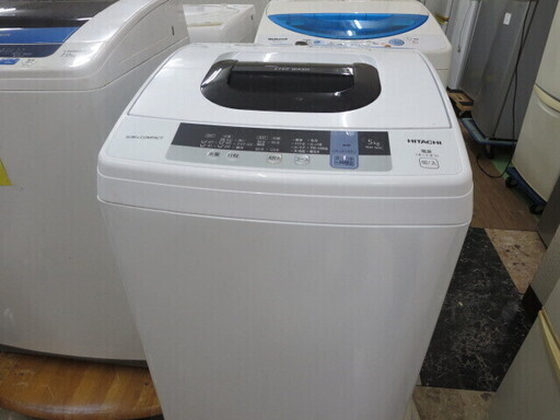 HITACHI NW-50C 新品同様！日立洗濯機5キロ　2019年製