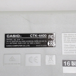 カシオ 61鍵　電子キーボード CTK-4400