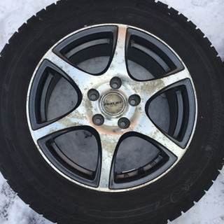 社外16インチ アルミホイール 215/60R16 スタッドレスタイヤ 4本セット