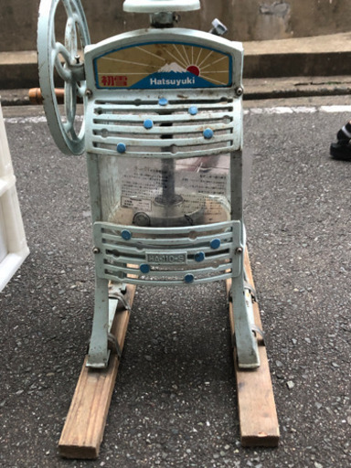 手回しかき氷の機械 八雪