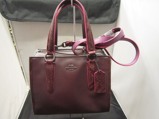 コーチ　アウトレット　未使用　店頭展示品　F20894　COACH　２Way エキゾチックトリム