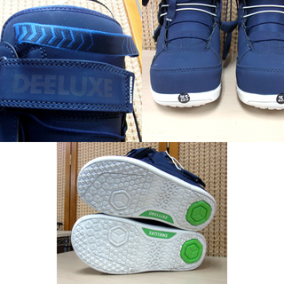 未使用 ディーラックス 18-19 スノーボードブーツ スノボブーツ TEAM ID ネイビー 25.5cm メンズ 南12条店 