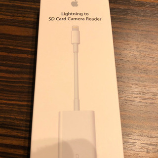 ⑦ 新品未使用ApplelightningSDカードカメラリーダー