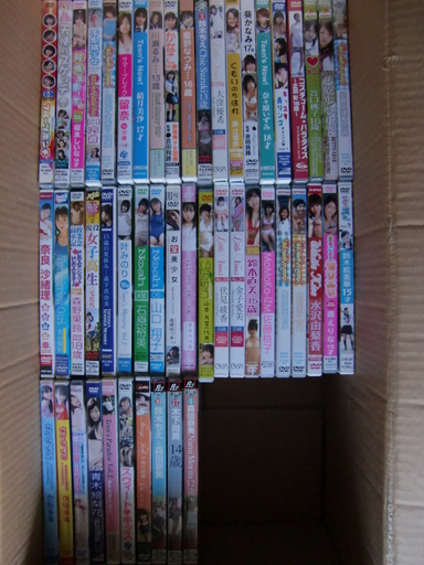 中古アイドルDVD ５１本(うち４本新品未開封)まとめて