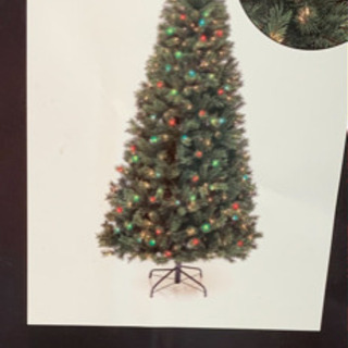 クリスマスツリー　約2m28cm ライト付き