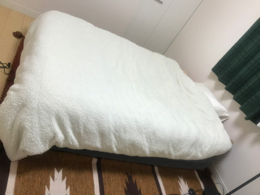 値下げしました☆電動エアベッド ダブル 冬用寝具一式セット