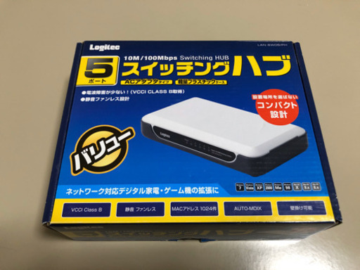 スイッチングハブ 伏見宇治 向島の周辺機器の中古あげます 譲ります ジモティーで不用品の処分
