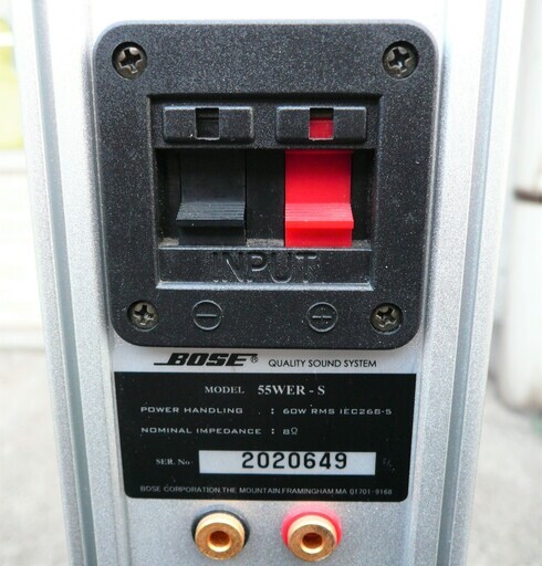 BOSE 55WER スピーカーシステム　タワー　ボーズ　スタンド付き ② Amazon.co.jp: Bose 55WER スピーカシステム : 家電＆カメラ