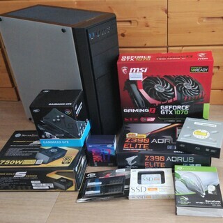 ゲーミングPC i7 8700k Win10 GTX1070 SSD HDD Blu-ray デスクトップ