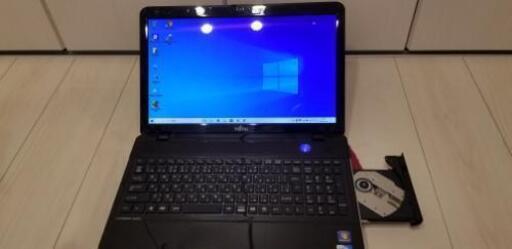 デュアルコアCPU❗ Windows10 64bit❗ マルチドライブ❗ 大容量320GB❗ Wi-Fi❗ 大画面15.6インチワイド❗ 富士通ノートパソコン❗
