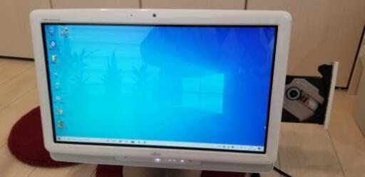 ブルーレイ対応❗ Core i5❗ Windows10❗ 大容量500GB❗ タッチパネル❗ 大画面20インチ❗ Wi-Fi❗ 富士通一体型パソコン❗