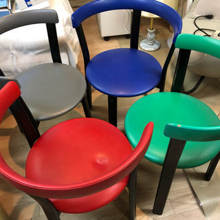 椅子(ダイニングチェアー)4色セット