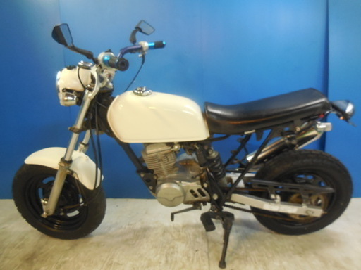 HONDA エイプ50 白 エンジン始動動画 自賠責保険で乗れます 半額配送キャンペーン 期間限定 現状渡し諸経費￥0- 横浜 P-Yard HONDA エイプ50 白 エンジン始動動画 自賠責加入で乗れます 半額配送