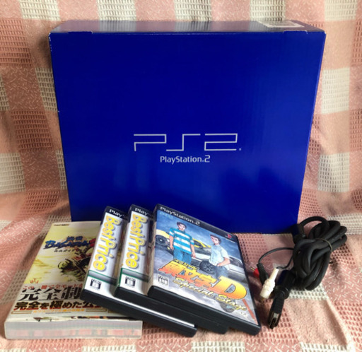 PS2とソフト3本と攻略本セット