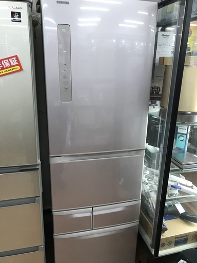 TOSHIBA　5ﾄﾞｱ冷蔵庫　410L　2017年製