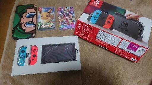 任天堂switch本体セット(美品)岡山倉敷方面OK 任天堂switch本体セット(美品)岡山倉敷方面OK