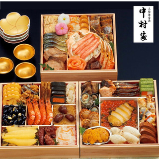 おせち　海宝の幸　三段重　三陸海宝漬　中村家