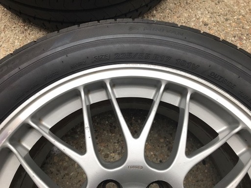 セルシオ 30後期純正OP BBS RG381 アルミホイール（内2本新品タイヤ ...