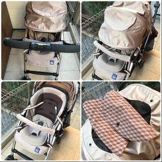 コンビ ネムリエ オート4キャス UE-630 ハイシート ベビーカー 両対面式