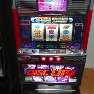 スロット実機　4号機　ディスクアップ　DISC UP　コイン不要...