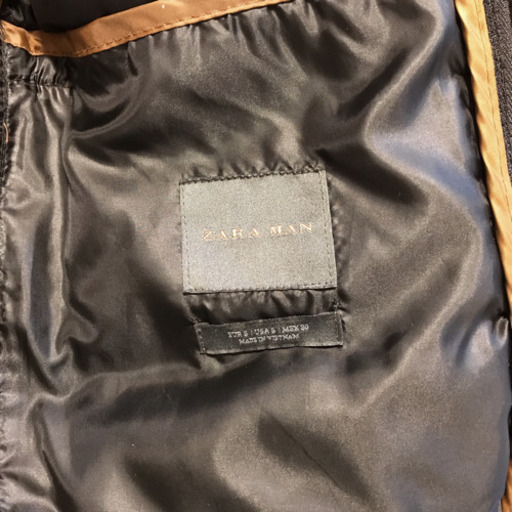 値下げzara メンズブラウンダウンジャケット Ponta 琴似のジャケット メンズ の中古 古着あげます 譲ります ジモティーで不用品の処分