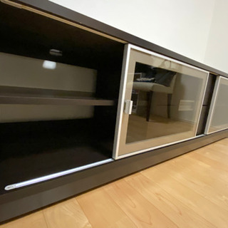 IDC大塚家具テレビボードW1800無垢突板ウレタン塗装