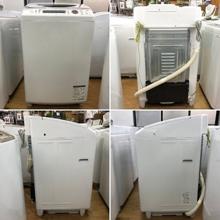 美品【 TOSHIBA 】東芝  洗濯8.0㎏/乾燥4.5㎏ 洗濯乾燥機 ホットサイクル乾燥 ecoモードで省エネ！抗菌水で自動でおそうじ！ AW-80SVL