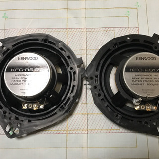 KENWOOD フルレンジ(ウーファーとしても使えます)スピーカー2個