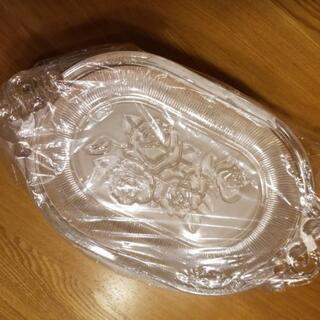 『新生活に!!』ガラス製可愛いバラのお皿5枚セット♡