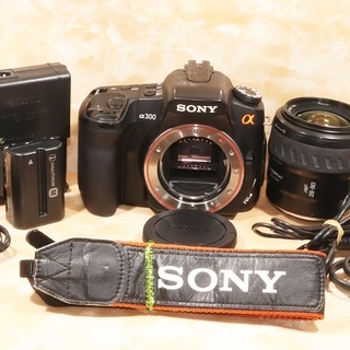 ★初心者おススメ＆ボディ内手振れ補正★ソニー α300 レンズセット