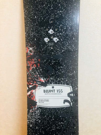 スノーボード板　バートンBLUNT 155cm