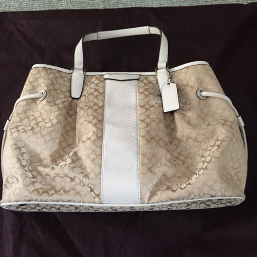 coach トートバッグ マチ付き A4