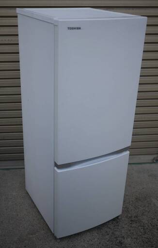 美品 18年製 東芝 冷蔵庫  GR-M15BS(W) 153L 2ドア BSシリーズ シェルホワイト 右開き アークフォルムデザイン 美品 18年製 東芝 冷蔵庫 GR-M15BS(W) 153L 2ドア BSシリーズ シェル