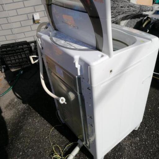 ￥１２０００【中古】東芝 8.0kg 全自動洗濯機 ピュアホワイトTOSHIBA AW-80DM-W