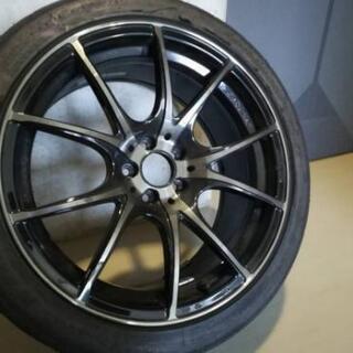 軽量ホイール4本セット 235/40/R18/P.C.D100 （タイヤはおまけ 