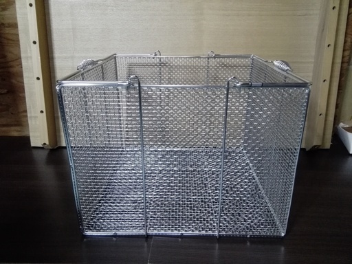 【未使用品】ｽﾃﾝﾚｽ洗浄かご　ユーアイ化成