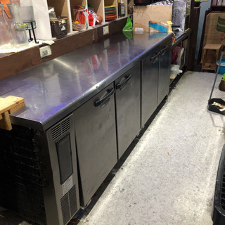 破格 ホシザキ 4ドア 冷蔵テーブル 2m10cm