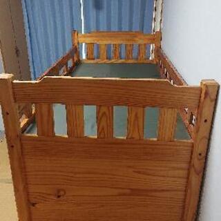 木製ロフトベッド  