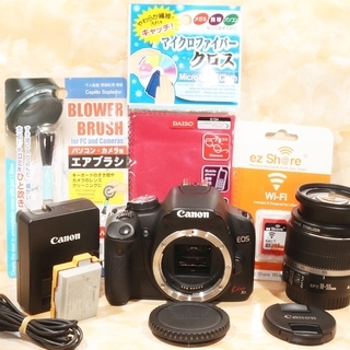 ☆美品級＆スマホ転送☆キヤノン kiss x3 手振れ補正レンズキット