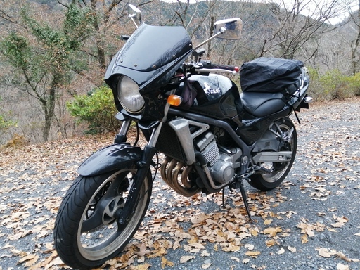 規制前45馬力のバリオス 250cc ZR250　四気筒エンジン　実働走行中