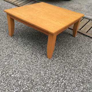 木製こたつ、カラーボックス小、サイドテーブル