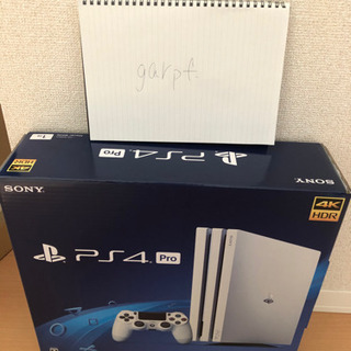 【新品未開封品】Play Station 4 Pro 1TB グレイシャー・ホワイト　CUH-7200BB02 