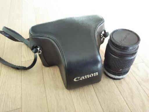 Canon 日本製ヴィンテージカメラと望遠レンズ